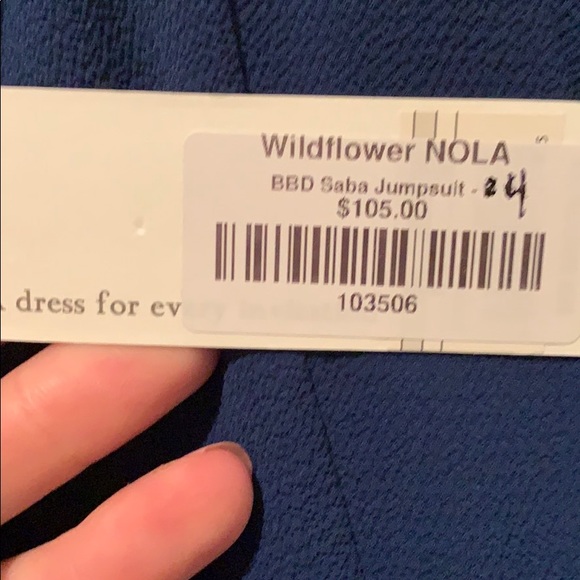 BBD SABA JUMPSUIT-NAVY, size 4 - Picture 4 of 5